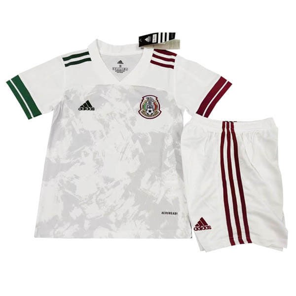 Camiseta México 2ª Niño 2020 Blanco